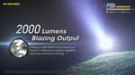 2000 Lumens Blazing Output