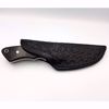 Custom 8" Skinner Knife w/Black Palm Wood Handle 3