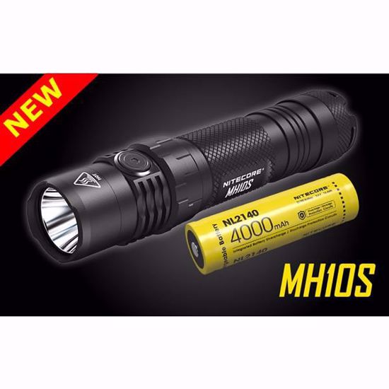 Nitecore MH10S 1800 Lumen USB-C Rechargeable Flashlight w/21700 4,000 mAh Battery